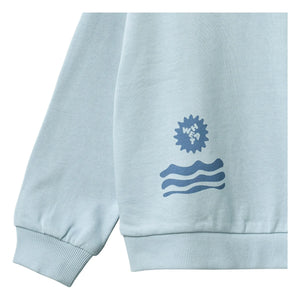 Wheat - Casey Bio-Baumwoll-Sweatshirt | Hellblau