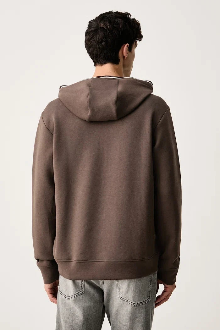 Paul&Shark modal karışımlı kapüşonlu erkek sweatshirt