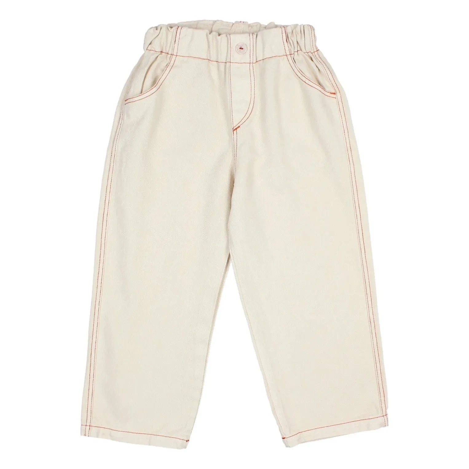 Búho - Denim-Lyocell-Hose | Ecru