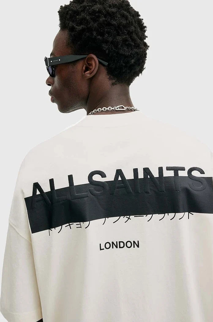 AllSaints REDACT SS CREW Pamuklu Tişört