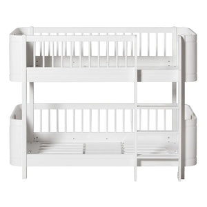 Oliver Furniture - Mini+ Alçak Ranza Yatağı | Beyaz