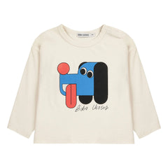 Bobo Choses - T-Shirt aus Bio-Baumwolle mit Hund | Ecru