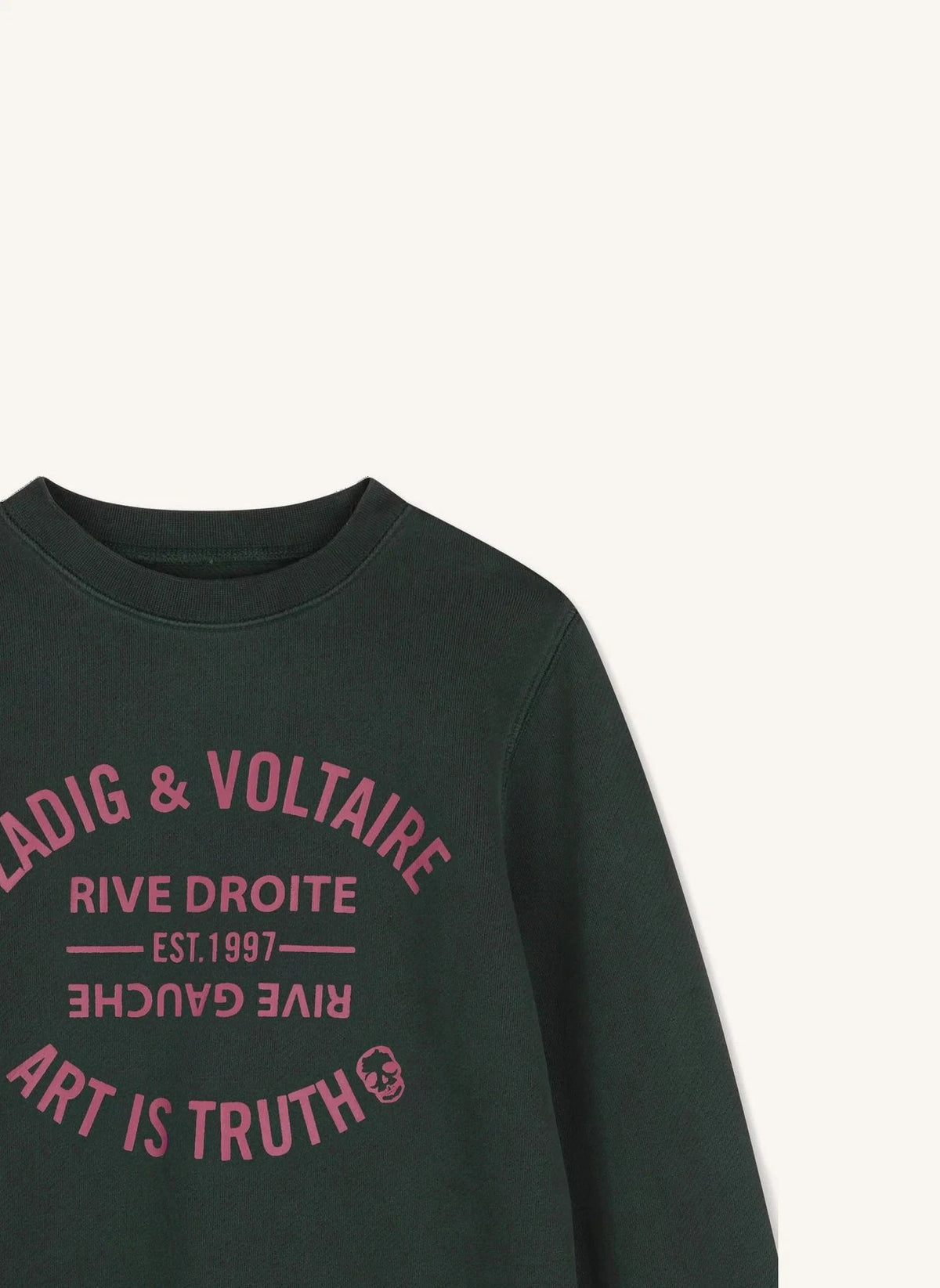 Zadig & Voltaire - Simba Art Is Truth Bio-Baumwoll-Sweatshirt | Denim Schwarz