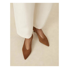 Rivecour – Schwedischer Pumps Nr. 413 | Cognac