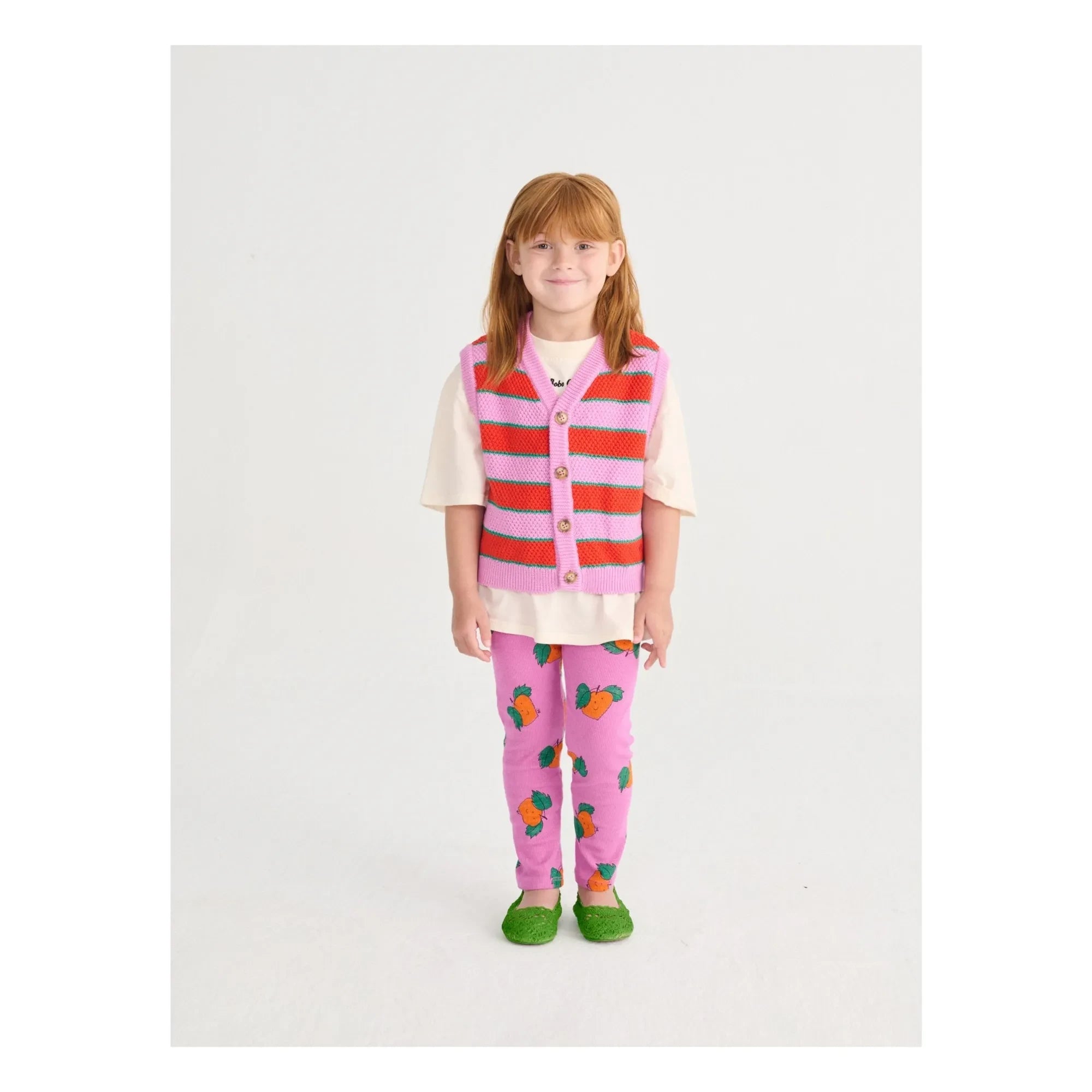 Bobo Choses – Orange Leggings aus Bio-Baumwolle | Lila