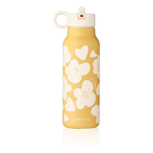 Liewood – Falk Trinkflasche – 350 ml | Blossom/Zitronengelb