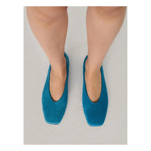 Bobo Choses – Ballerinas aus Leder | Preußischblau