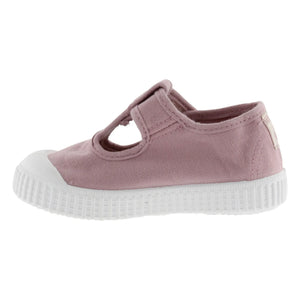 Victoria - Kratz-Sneaker Sandale mit Riemen aus Canvas | Staubrosa