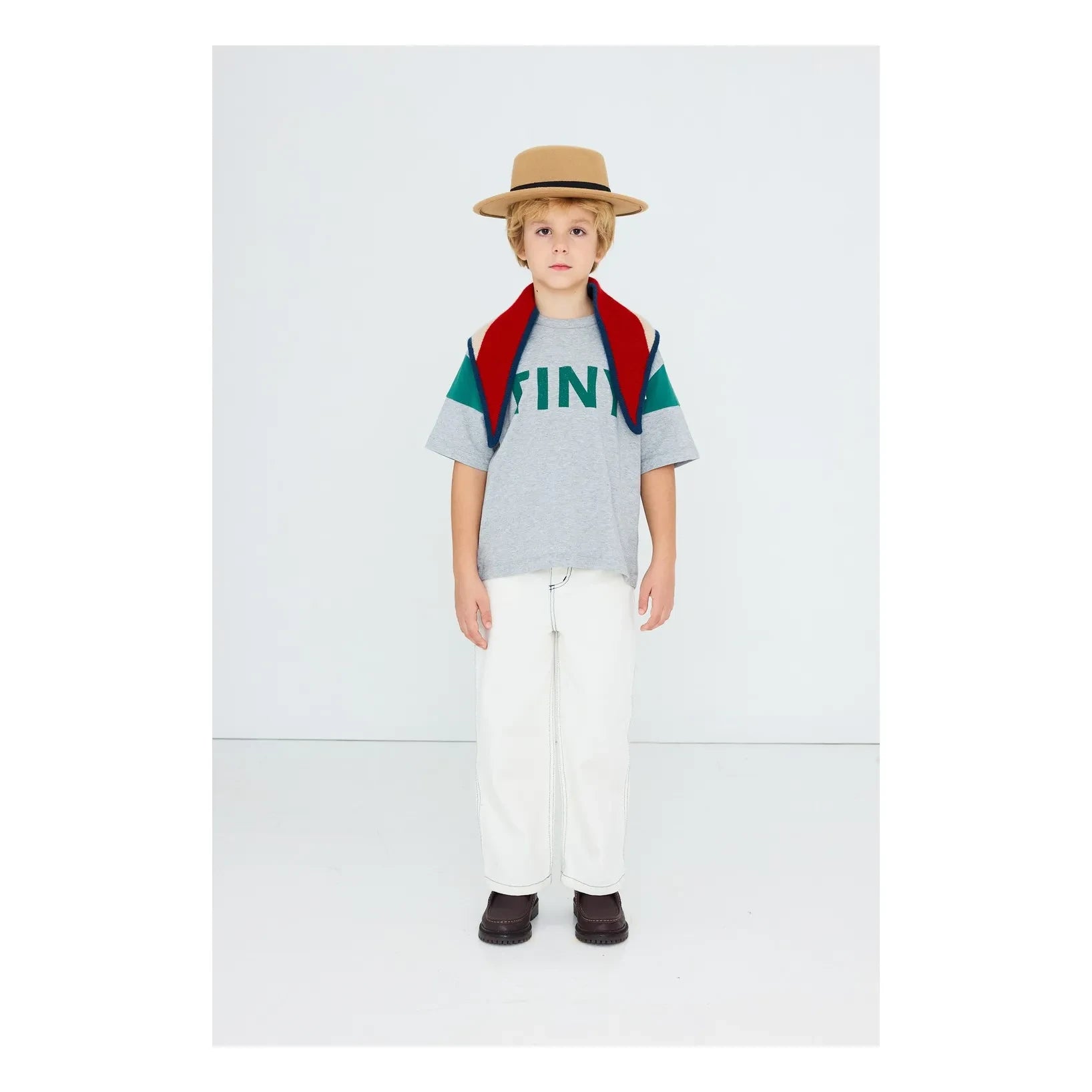 Tinycottons – T-Shirt aus Bio-Baumwolle | Melange-Grau