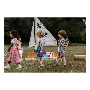 Olli Ella - Gesteppte Spielzeugtasche | Salbei