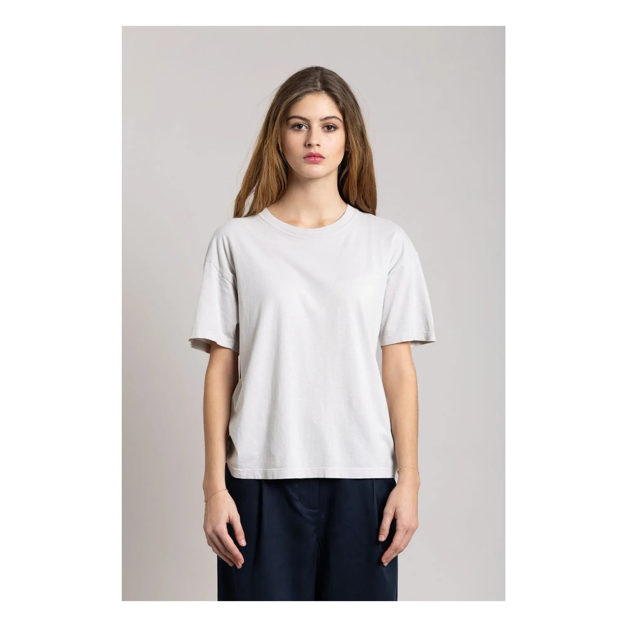 Smallable Woman - Hana Bio-Baumwoll-T-Shirt | Perlengrau