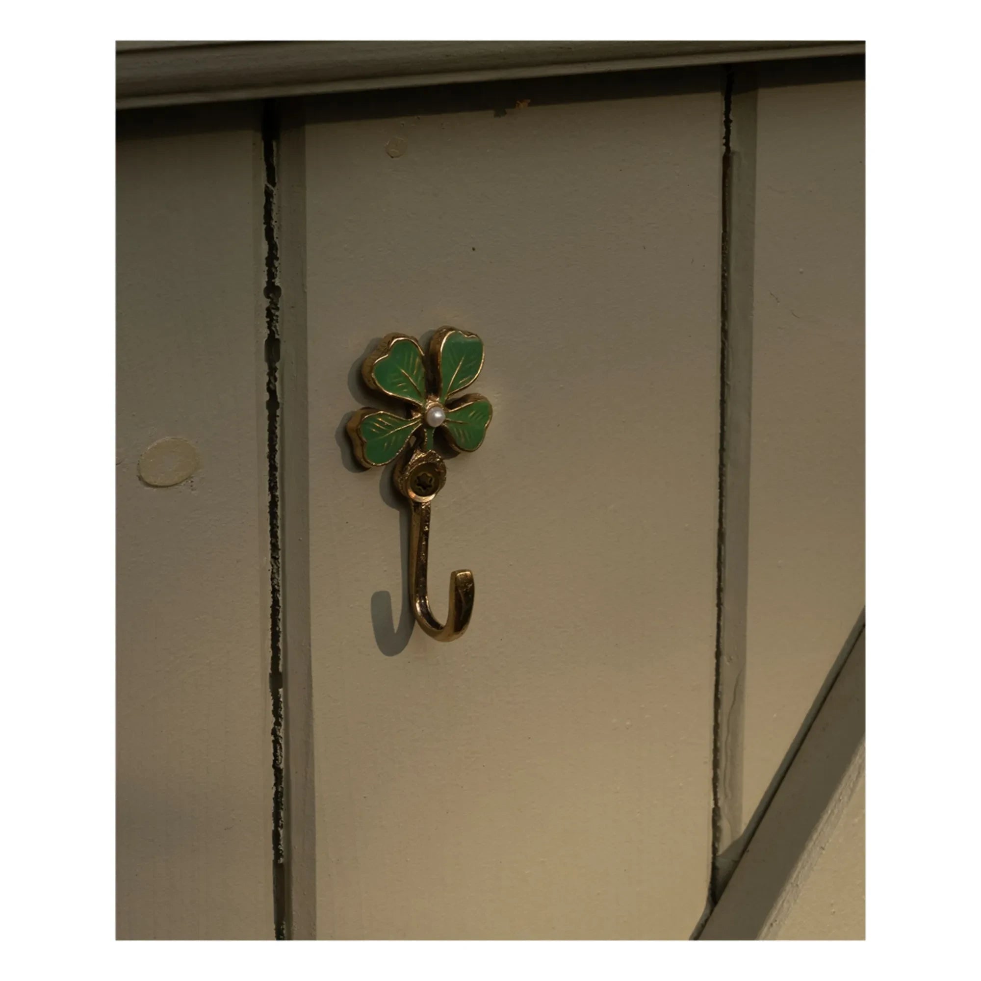 Doing Goods - Lucky Clover Messing-Garderobenhaken | Gold