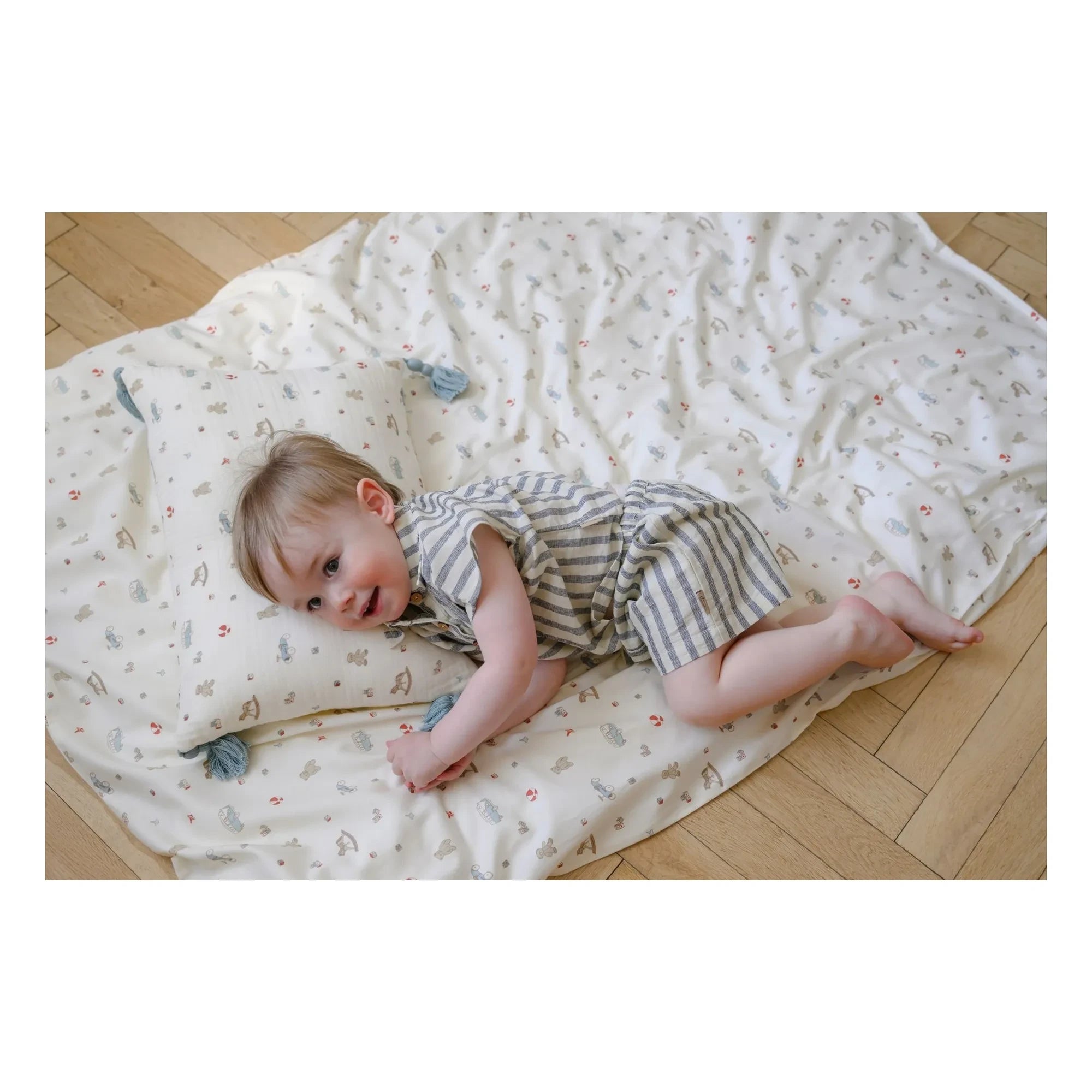 Cam Cam - Vintage Toys Kissen | Beige