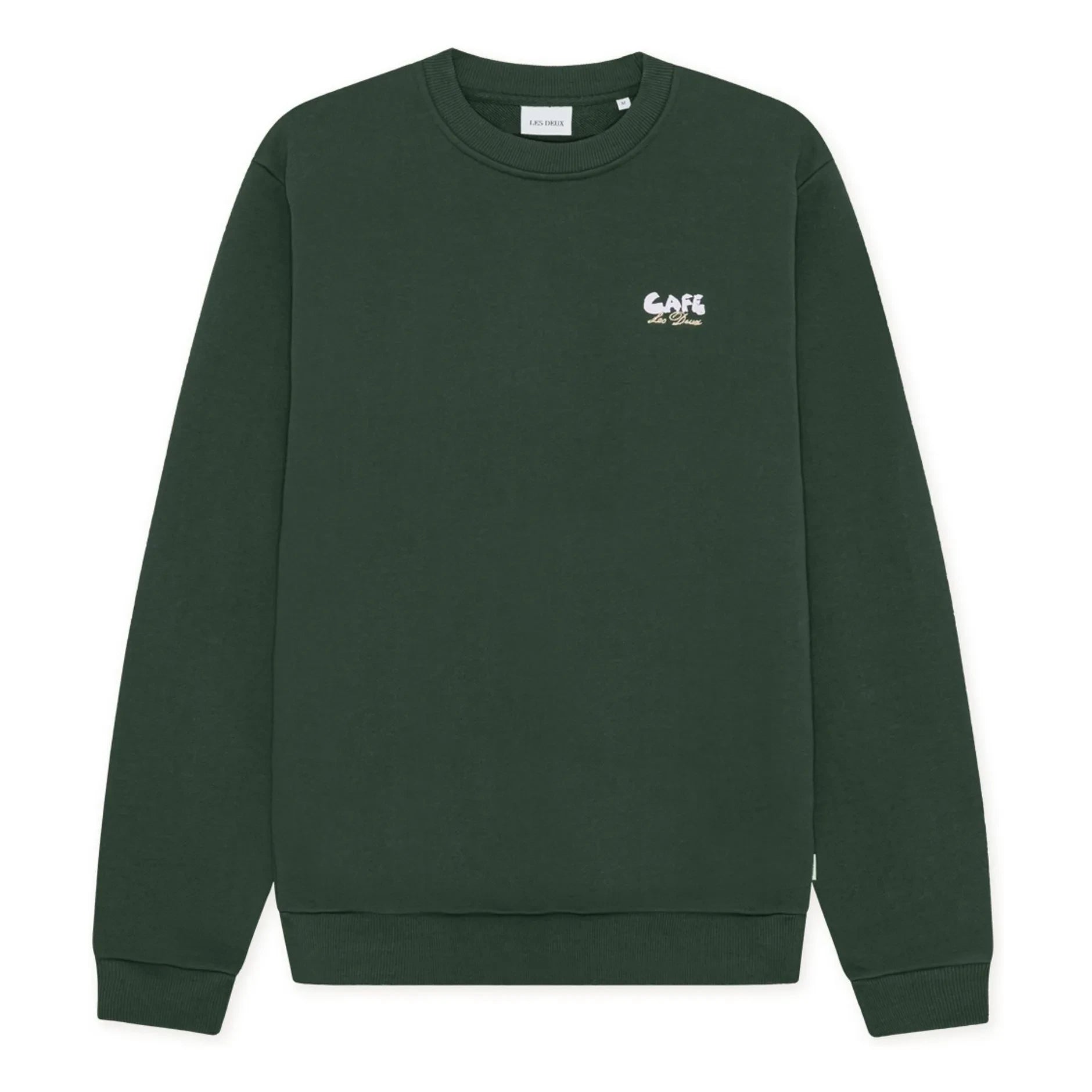 Les Deux - Sweat Café | Dunkelgrün