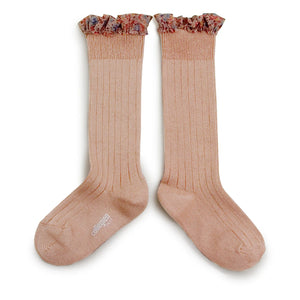 Collégien - Socken Elisabeth | Staubiges Rosa