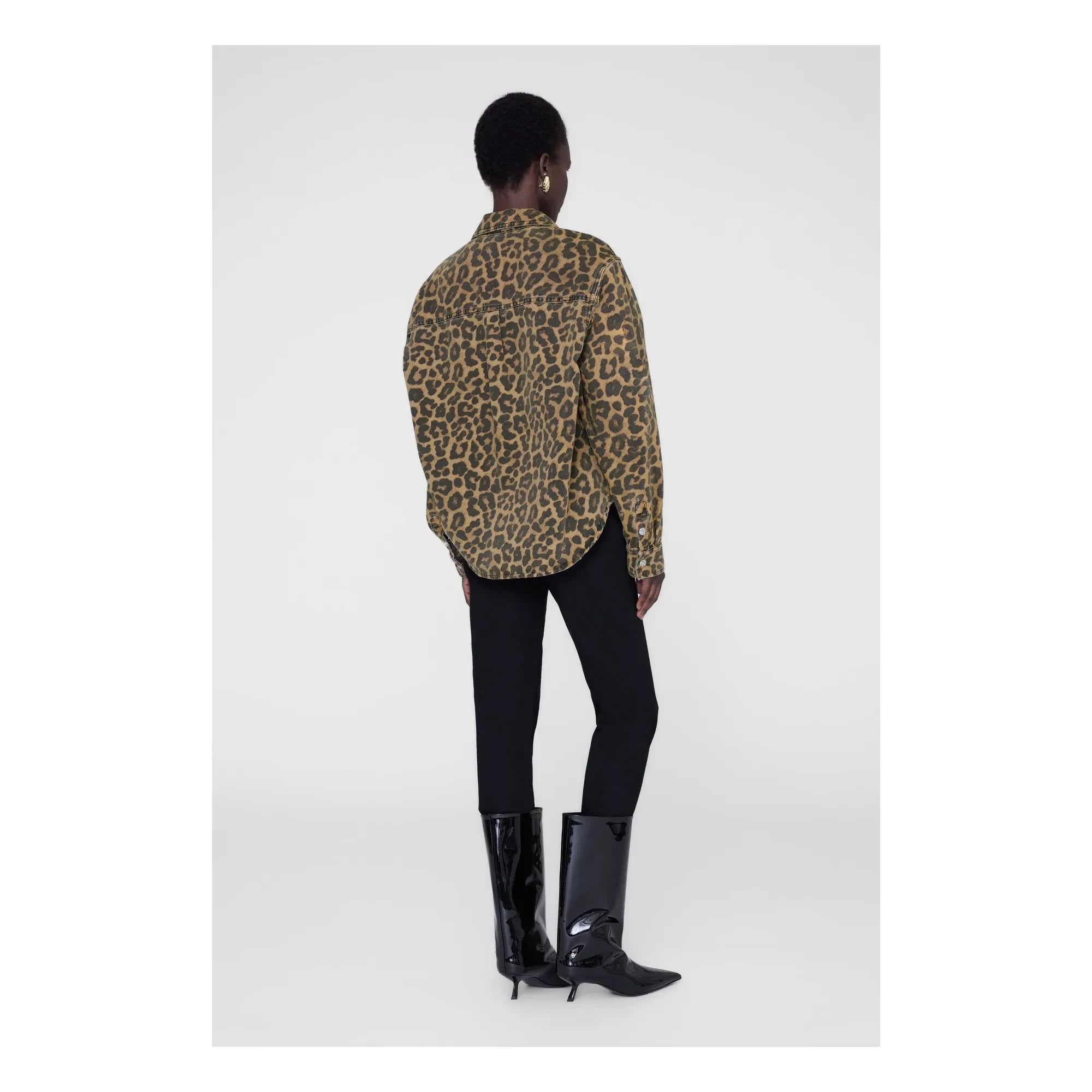Anine Bing - Paxton Leopardenhemd | Braun