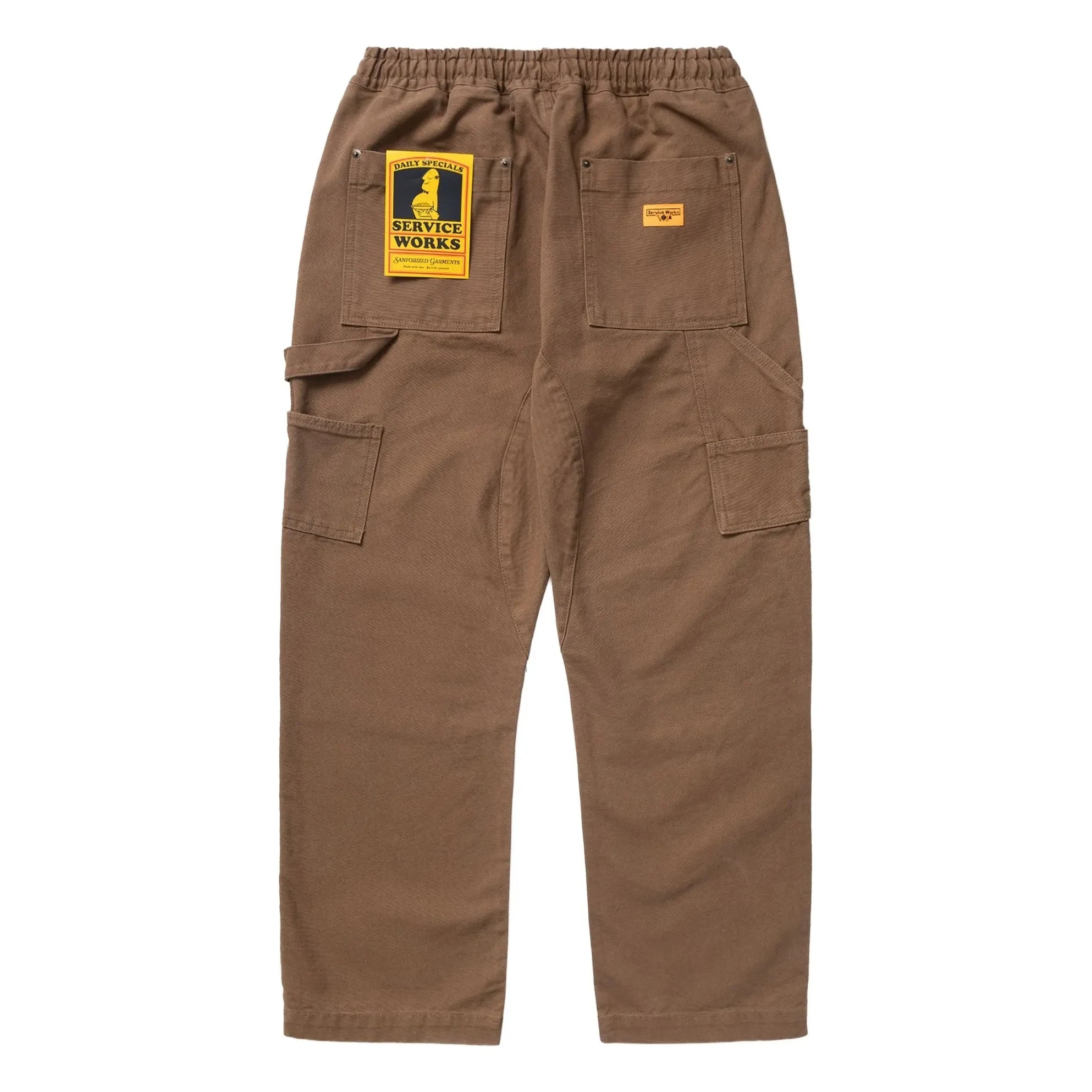 Service Works - Utility Chef Hose aus Bio-Baumwolle | Camel