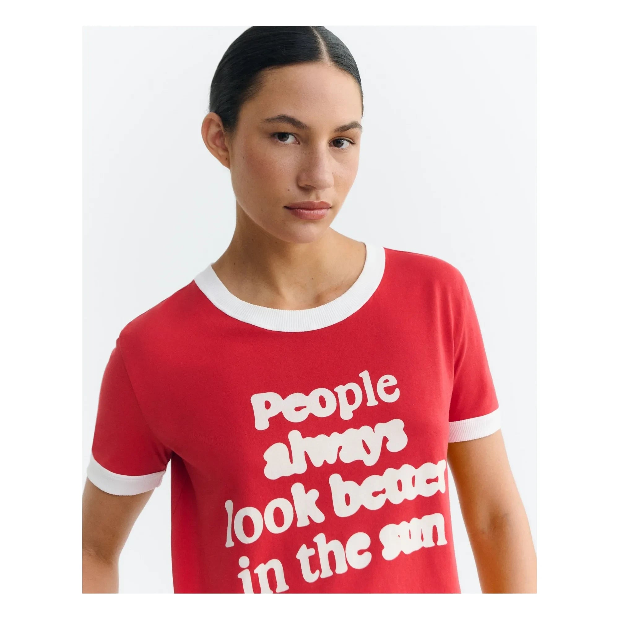Thinking Mu - People Zowie T-Shirt Bio-Baumwolle | Rot