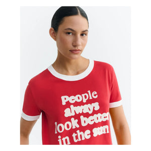 Thinking Mu - People Zowie T-Shirt Bio-Baumwolle | Rot