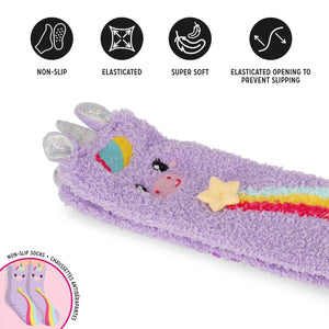 Legami - Rutschfeste Einhornsocken für Erwachsene - Perfekte Passform!