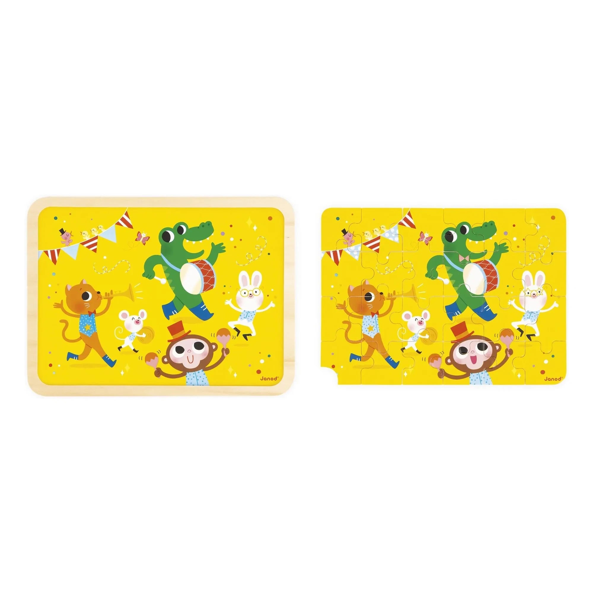 Janod - Puzzle "C'est la fête" - 24 Teile