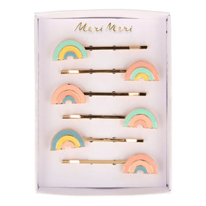 Meri Meri - Emaille-Regenbogen-Haarspangen | Pastell