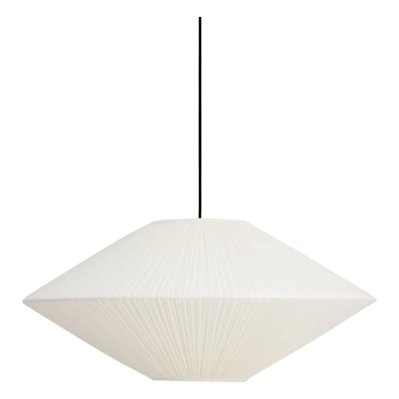 The Socialite Family - Brera plissierter Baumwoll-Kronleuchter - EU-Version (220 V) | Creme