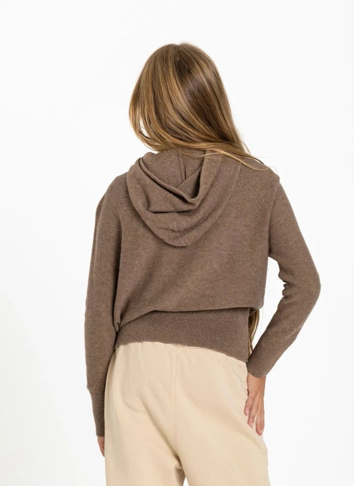 Smallable Kid - Soline Glow Up Wolle Pullover | Braun