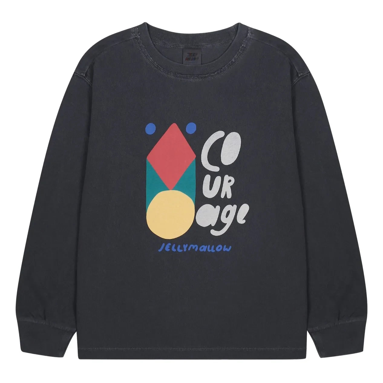 Jelly Mallow - "Courage" T-Shirt | Kohlegrau