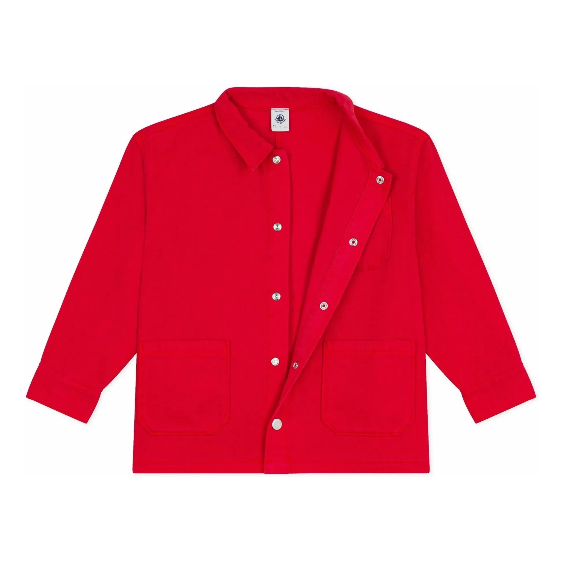 Petit Bateau - Jeans-Arbeitsjacke | Vermillion
