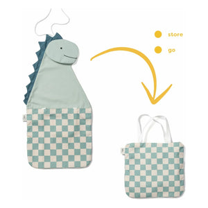 Play and Go – Toto Aufbewahrungstasche – Dino | Blau