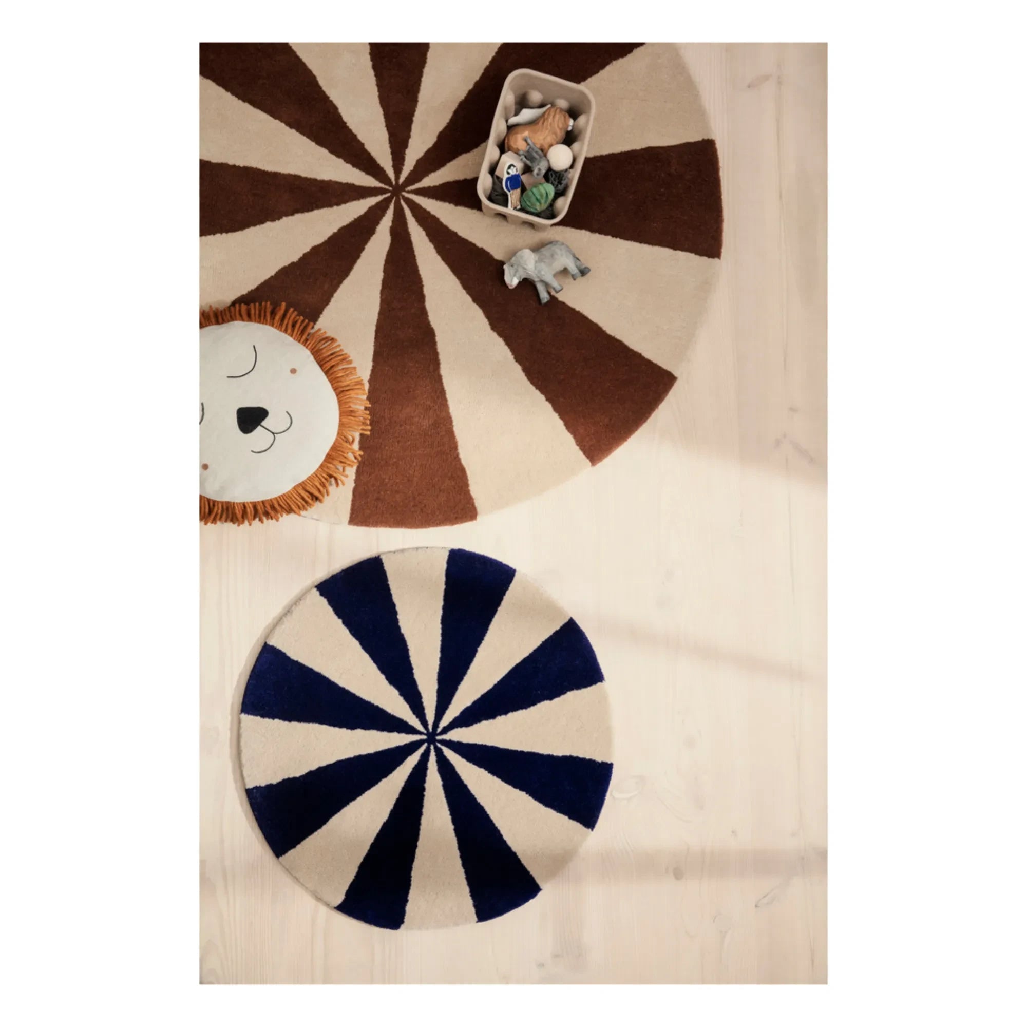 Ferm Living Kids - Arch Tufted Teppich | Blau