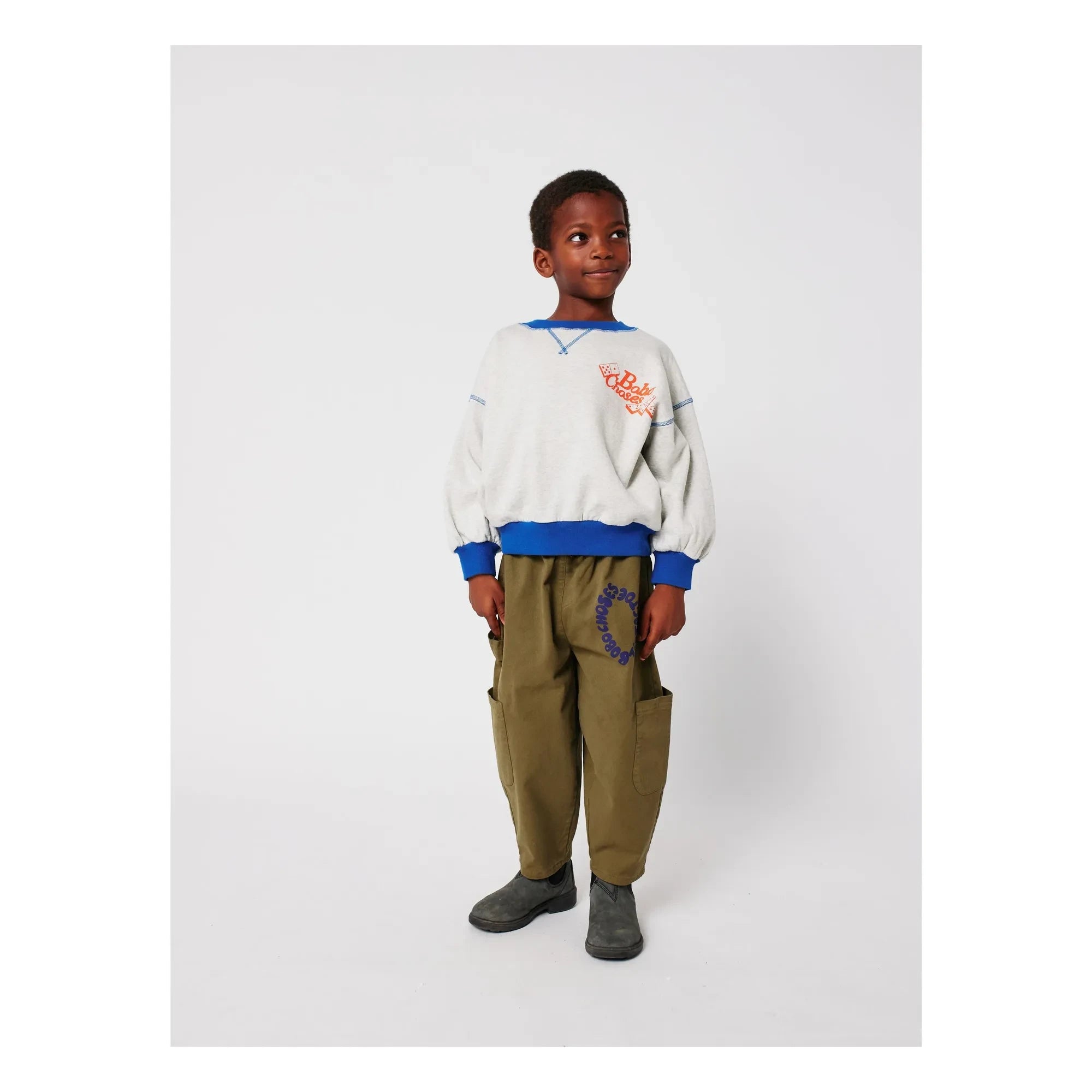 Bobo Choses - Sweat Dice Bobo Choses Bio-Baumwolle | Graumelange