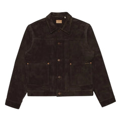 Nudie Jeans - Dante II Wildlederjacke | Dunkelbraun