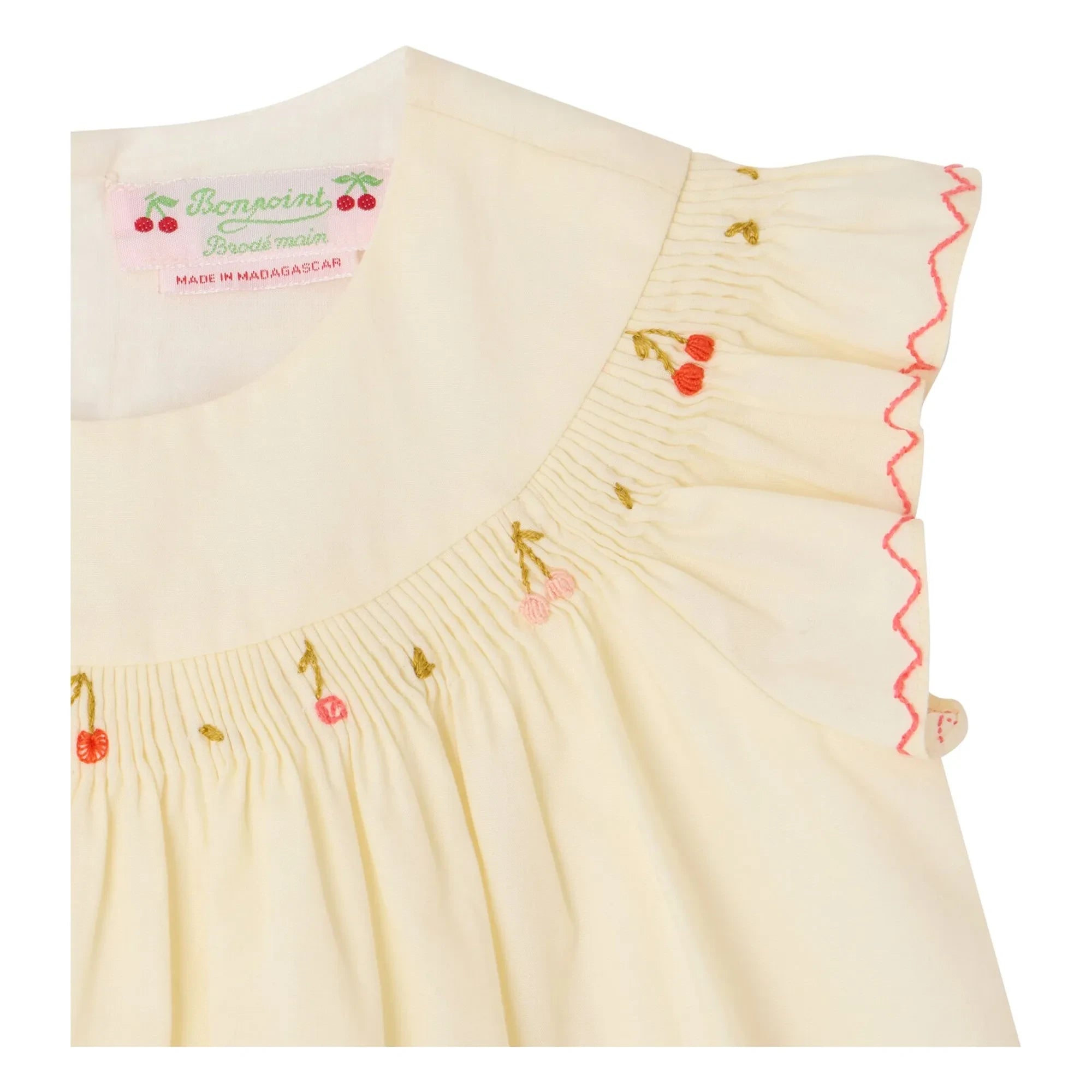 Bonpoint - Amantine Kleid aus Bio-Baumwolle | Ecru