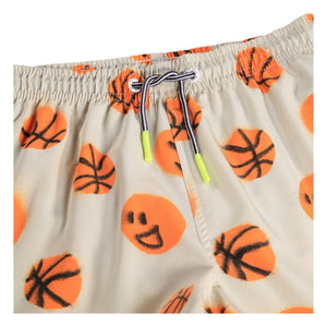 Molo - Niko Basketball Recycelte Faser Badeshorts | Beige