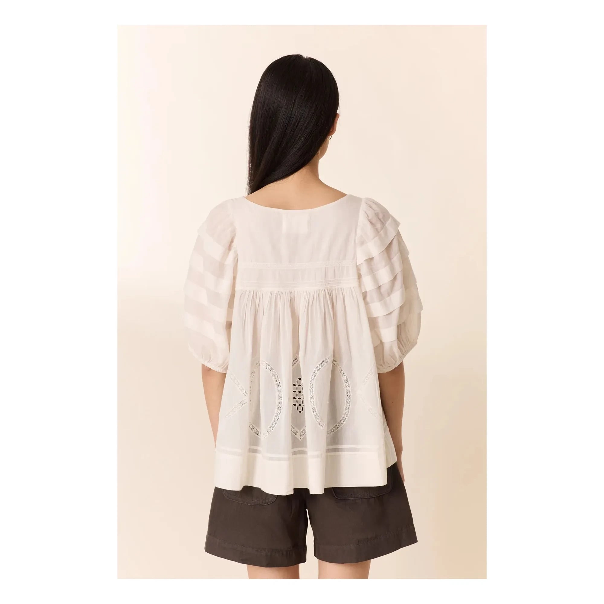Leon & Harper - Cindie Bluse aus Bio-Baumwolle | Weiß