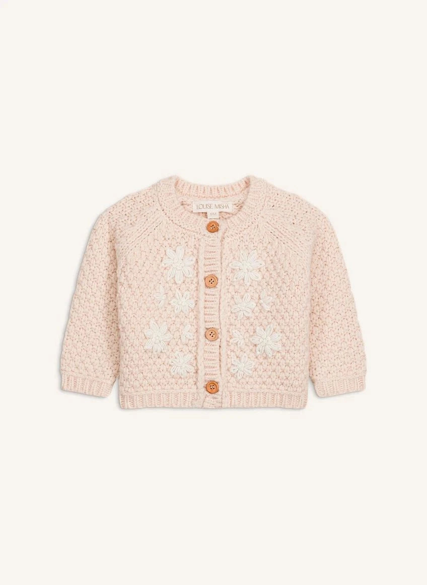Louise Misha - Yasmine hırka | Açık Pembe