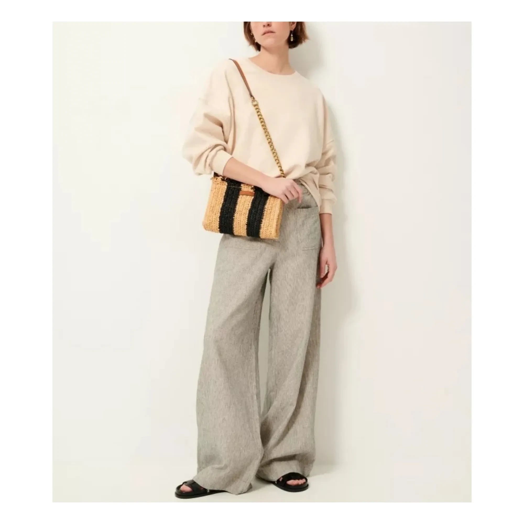 Sessùn – Oversize-Sweatshirt Chebbi | Ecru