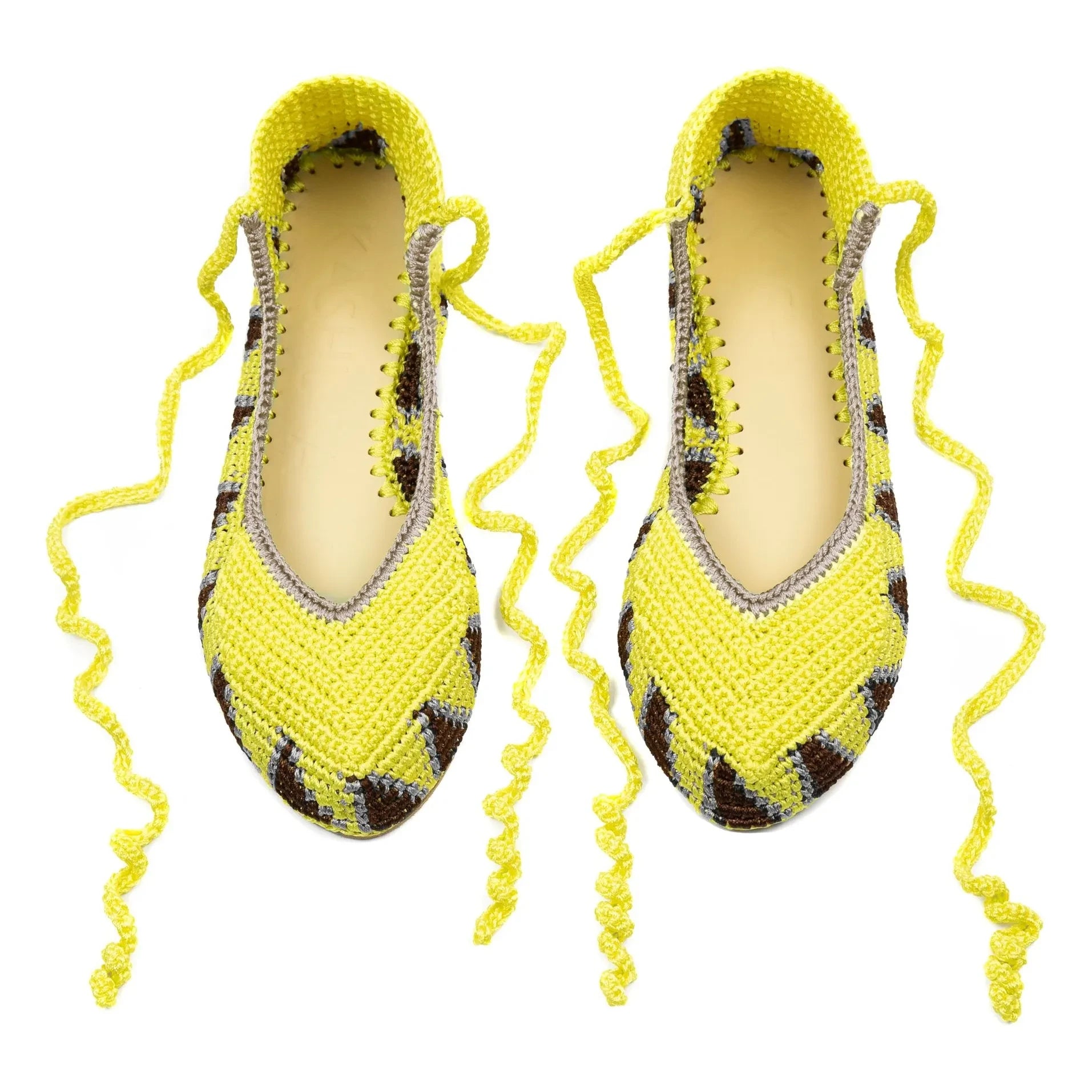 Kashura - Ballettschuhe Hoch Bananengelb | Gelb