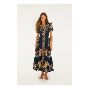 Farm Rio - Maira Kleid | Marine