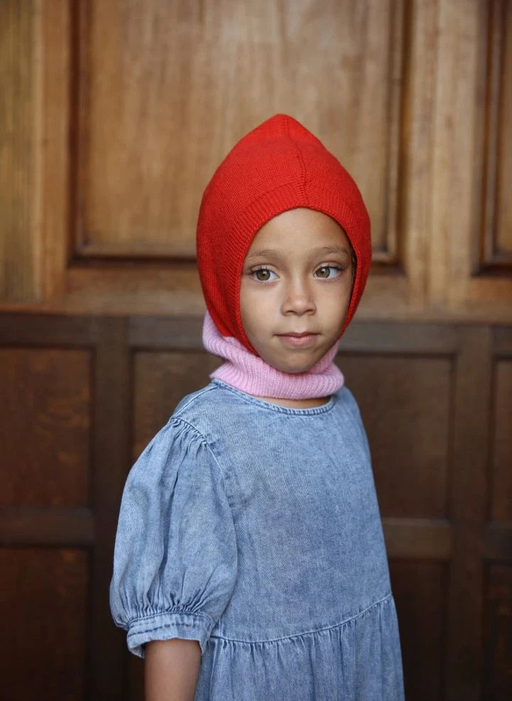 Hvid - Eddy Merino Wolle Balaklava | Rosa