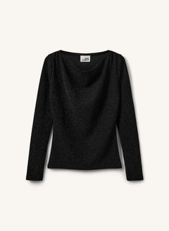 Sofie Schnoor - Cillysy Paillettenbluse | Schwarz