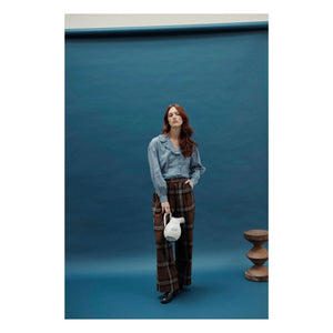 Emile et Ida - Célia Chambray Bluz | Mavi