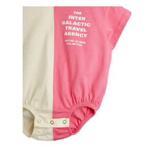 Mini Rodini - Wickelbody aus Bio-Baumwolle | Rosa