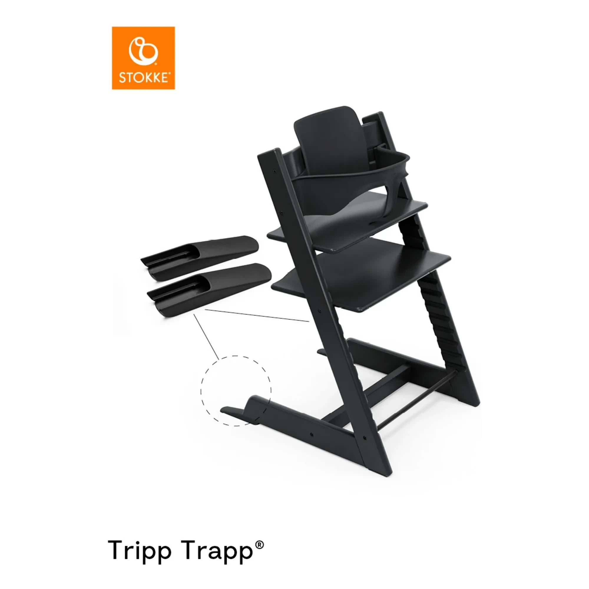 Stokke® - Tripp Trapp® Baby Set² | Schwarz