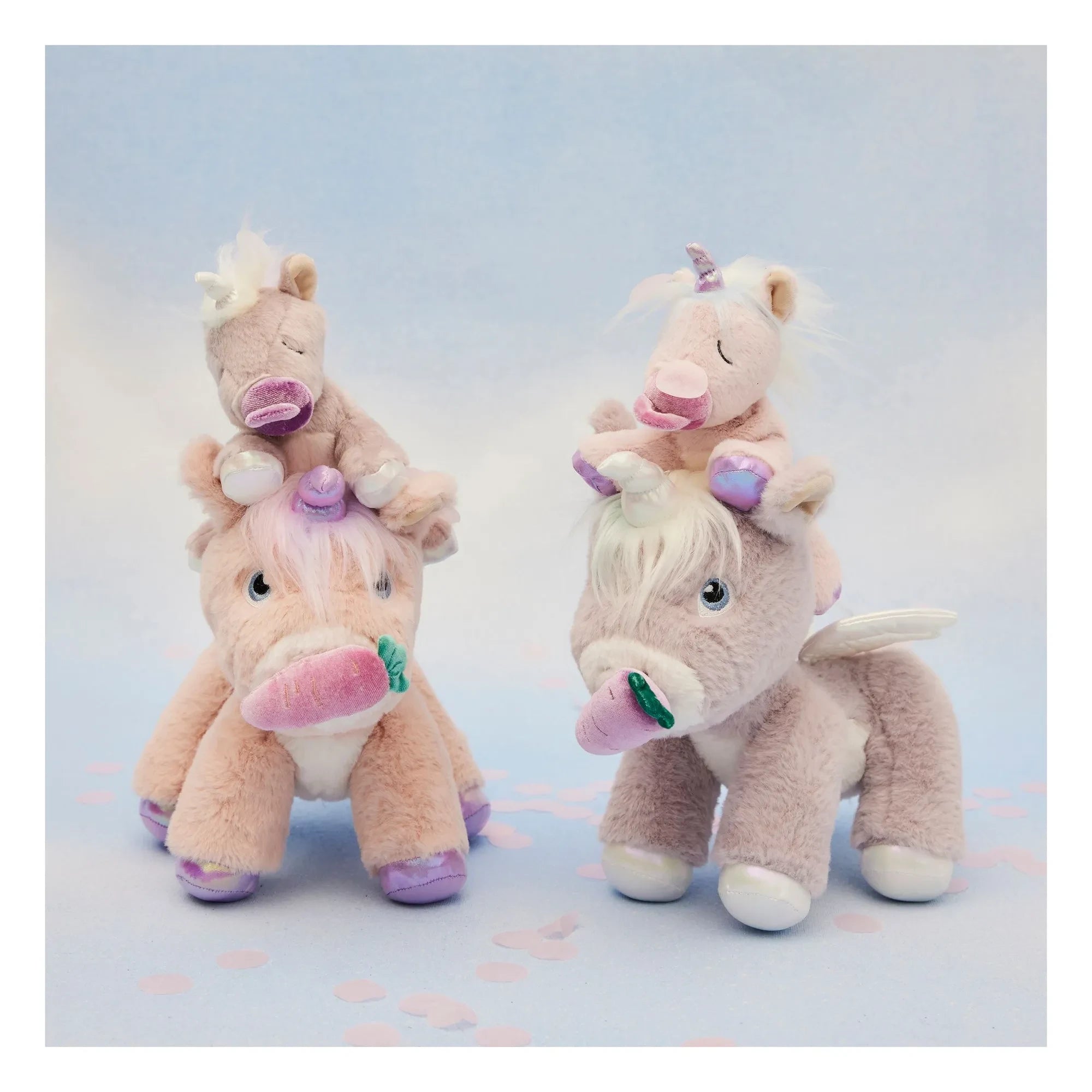 Olli Ella - Glitzer-Einhorn-Plüsch | Rosa