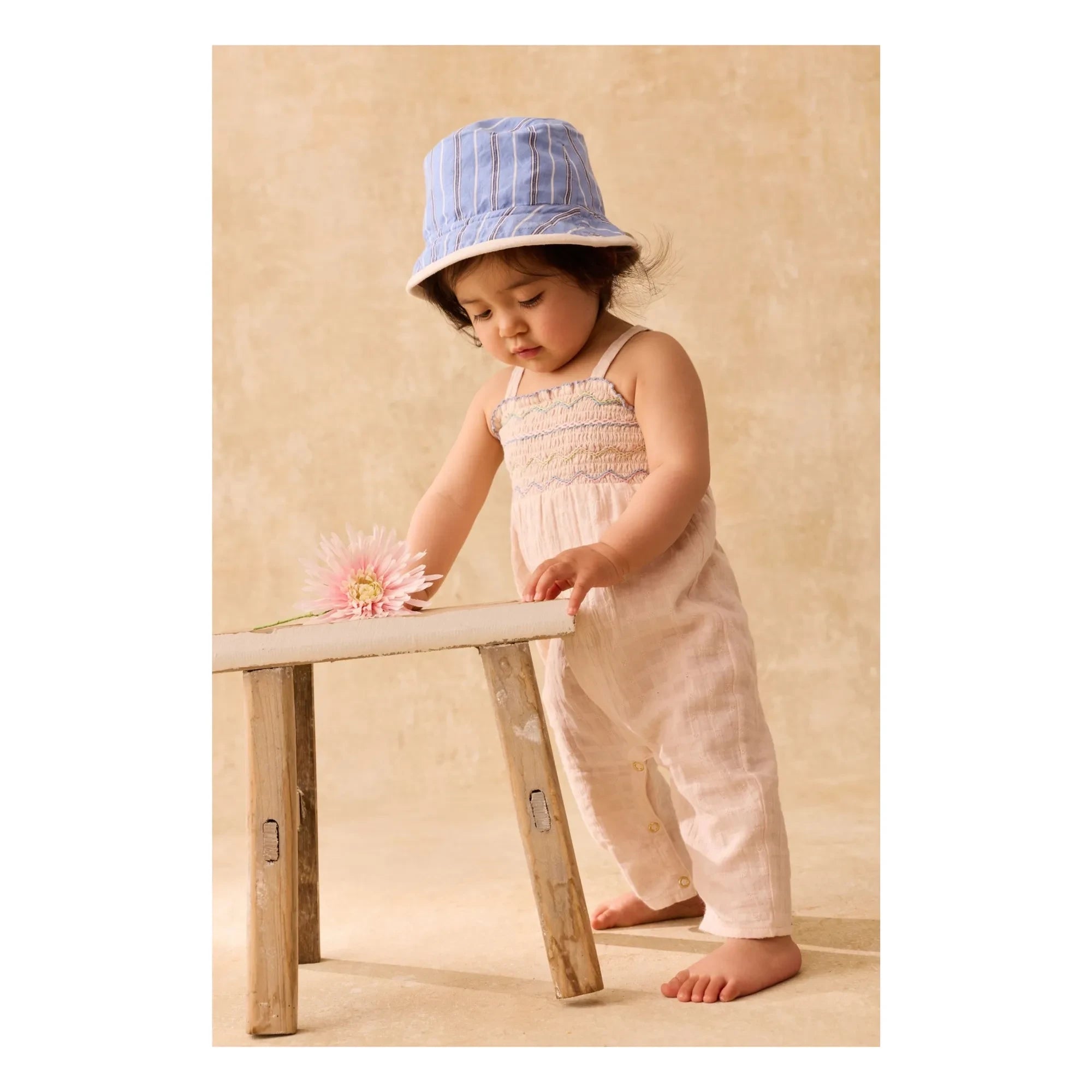 Louise Misha - Morli Texturierter Strampler | Creme