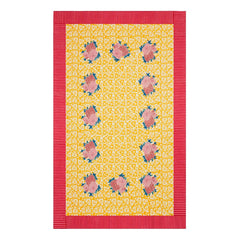 Lisa Corti - Arabesque Tischdecke Corolla | Gelb