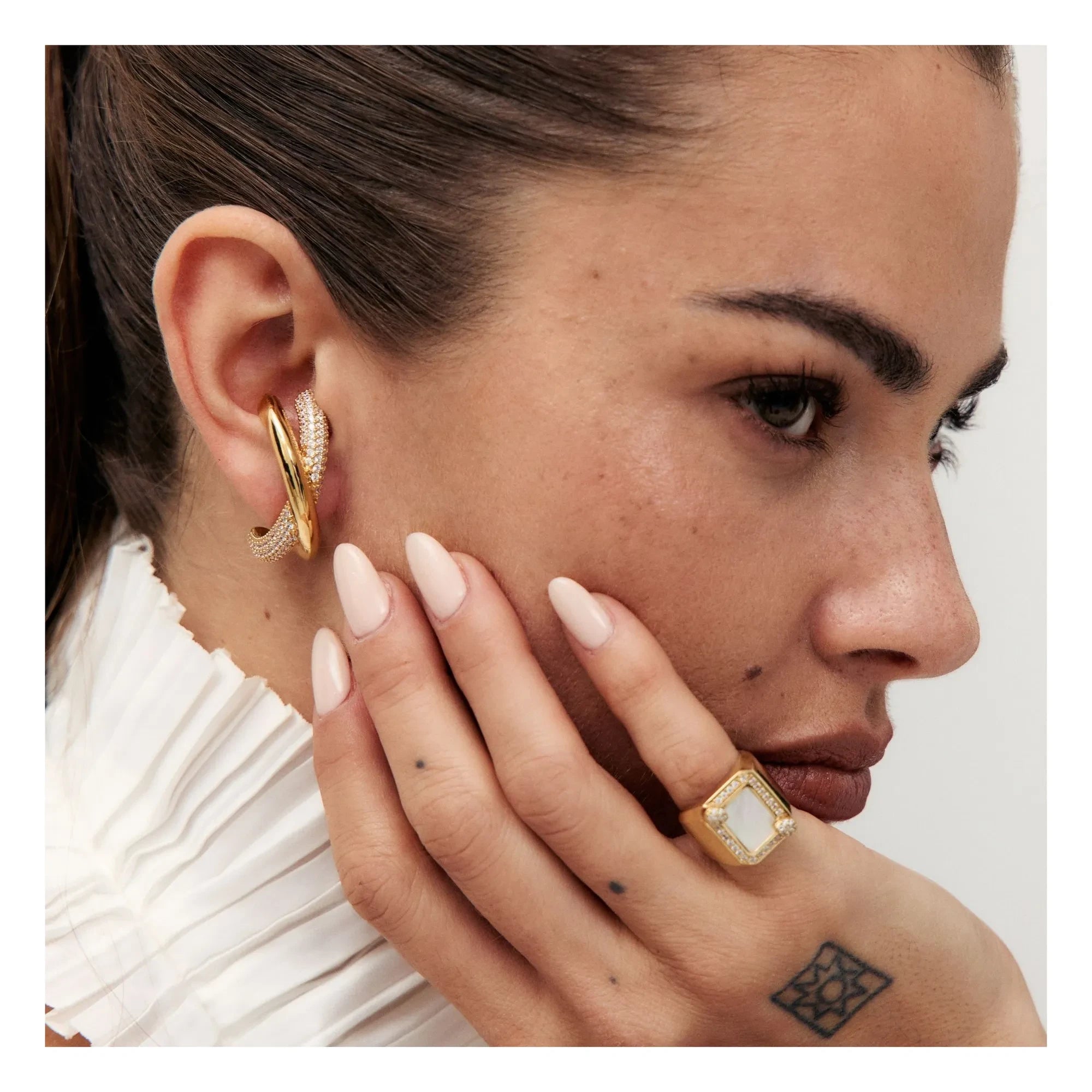 Sigal - Ohrring X | Gold